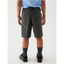 2pk Boys' Regular Leg School Shorts (2-14 Yrs)