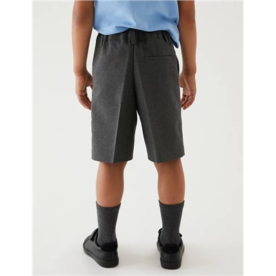 2pk Boys' Regular Leg School Shorts (2-14 Yrs)