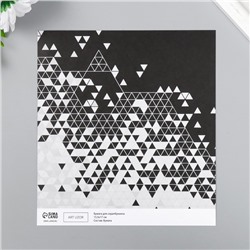 Бумага для скрапбукинга двусторонняя «Стиль», плотность 180 г, 15.5×17 см