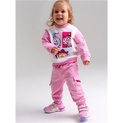 Комплект для девочки: толстовка, брюки