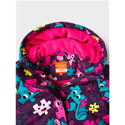 Комплект зимний для девочки: куртка, полукомбинезон