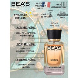 Beas U722 Kilian Black Phantom edp 50 ml, Парфюм унисекс Beas U722 создан по мотивам аромата Kilian Black Phantom