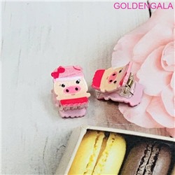 Крабики для волос детские 2 шт Корея 2,5 см КР27 тип 1