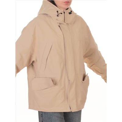 3090 BEIGE Куртка демисезонная женская (100 гр. холлофайбер)