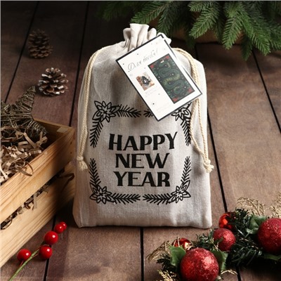 Набор в мешочке Этель Merry Xmas: полотенце 40×70 см, формочки для запекания - 3 шт.
