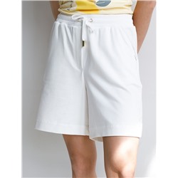 Шорты из тонкого премиального футера с эластаном