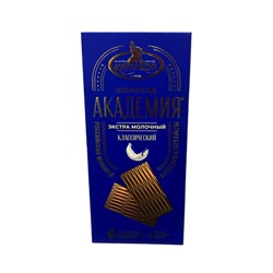 Шоколад Академия Экстра Молочный 88 гр/КФ Крупская