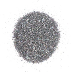 Декоративные блёстки LUXART LuxGlitter (сухие), 20 мл, размер 0.2 мм, голографические серебристые