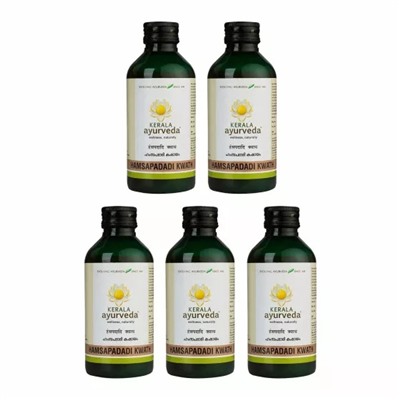 Набор Хамсападади Кватх (5 x 200 мл), Hamsapadadi Kwath Set, произв. Kerala Ayurveda