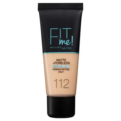 2 Maybelline Тональный крем ФИТ МИ 112 тепло-бежевый