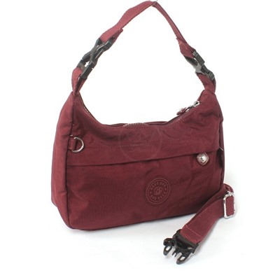 Сумка женская текстиль BoBo-6313,  1отд,  плечевой ремень,  бордо 265991