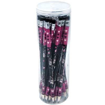 Карандаш ч/графитный НВ "Kuromi", c ластиком