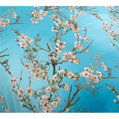 Ткань перкаль Элит / Ветка сакуры 1 (основа)