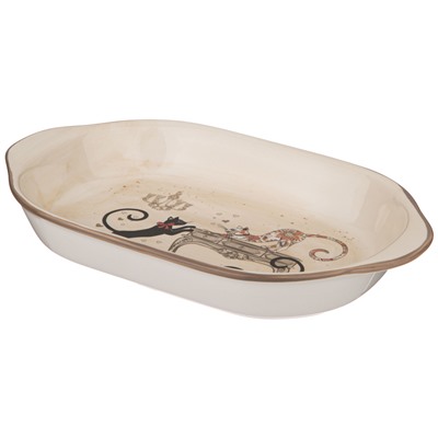 БЛЮДО AGNESS "ПАРИЖСКИЕ КОТЫ" 28*17,5*4,5 СМ (КОР=18ШТ.)