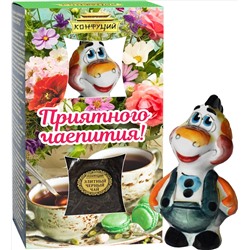 Конфуций. Набор Чайная пара. Чай с подарком 50 гр. карт.упаковка (Уцененная)