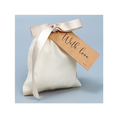 Мешочек подарочный из хлопка «С любовью», 10 х 12 см +/- 1.5 см