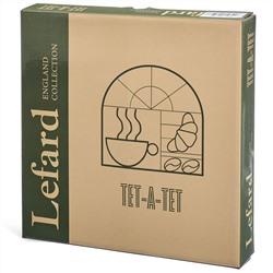 НАБОР ТАРЕЛОК ЗАКУСОЧНЫХ  LEFARD "TET-A-TET" 2 ШТ. 20,5 СМ (КОР=16НАБ.)