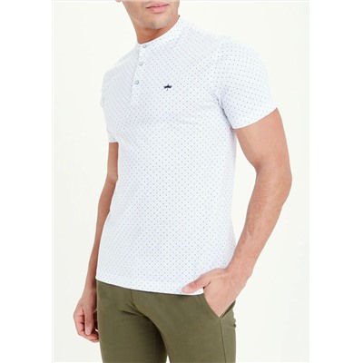Big & Tall Short Sleeve Henley Collar Polo Shirt