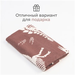Полотенце махровое Этель «Окаменелости», 50х90 см, 100% хлопок, 420 г/м2