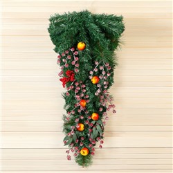 Искусственная ёлка настенная «Зимнее волшебство. Уютная сказка», 64 см, ПВХ ветки отгибаются