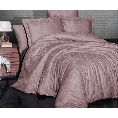 Сатиновое Постельное Белье Евро 2 сп. JACQUARD SATEN First Choice