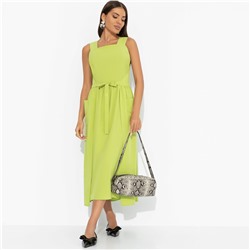 Сарафан с завязками на запах, Захватывающе стильная (лайм)