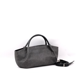 Сумка 362 македония серый+черный НОВИНКА