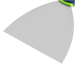 Шпательная лопатка из нержавеющей стали, 120 мм, двухкомпонентная ручка Сибртех