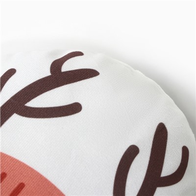 Подушка новогодняя декоративная "Этель" Christmas deer 28*37 см