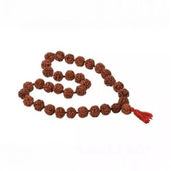Чётки из Рудракши (4 мукхи), Rudraksha Mala Nepal, произв. Kalyan Puja