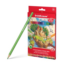 Карандаши 18цв пластик трехгранные ArtBerry® 53354/10/Китай Подробнее