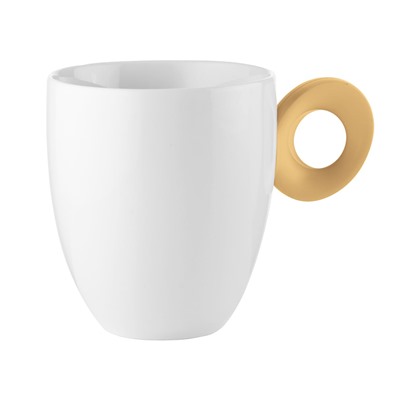 Кружка Everyday, 250 мл, белая/желтая