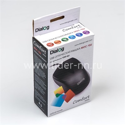 Мышь проводная DIALOG Comfort Optical MOC-15U 3 кнопки