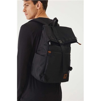 Plecak męski gładki kolor czarny