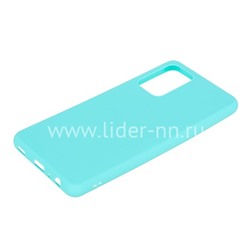 Задняя панель для Samsung Galaxy  A52 Силикон матовый (бирюза)