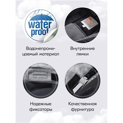 Комбинезон подростковый зимний для мальчика цвета хаки 9403Kh