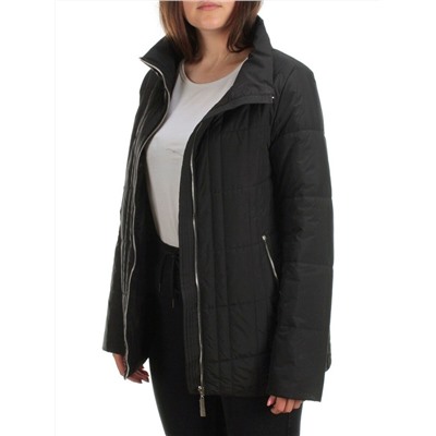 22340 BLACK Куртка демисезонная женская (80 гр. синтепон)