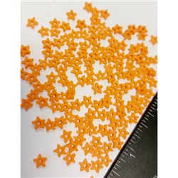 Кондитерская посыпка Фигурная (Звездочка оранжевая с вырезом внутри) 50 гр/ФСД