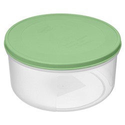 Контейнер для продуктов "Verona" круглый 0,15 л с гибкой крышкой (зеленый) 222134418/08