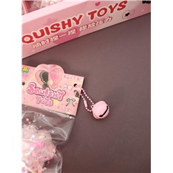 Мялка - антистресс «Магическая Таба ЛАПКА», розовая, шоу-бокс 12 шт.