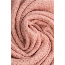 Вязаный палантин (пудра) ВП04-1М