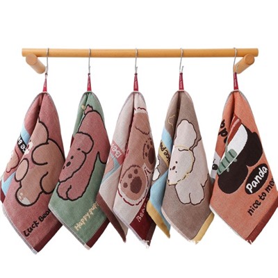 Gauze cartoon children's sweat towel, wholesale
