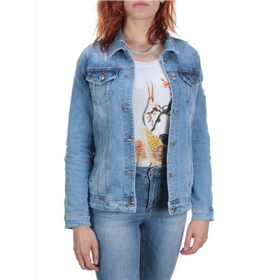 TB105 BLUE Куртка джинсовая женская (95% хлопок, 5% стрейч)