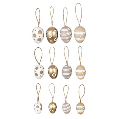 GAEM Набор из 16-ти изделий декоративных подвесных "Яйцо" (4,5*6, 3,5*5,5, 3*4), L14 W5,5 H15 см