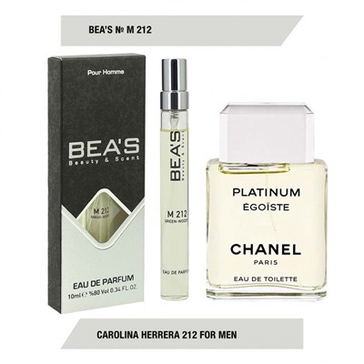 Парфюм Beas C Egoiste Platinum for men M212 10 ml, Парфюм мужской Beas M212 создан по мотивам аромата C Egoiste Platinum