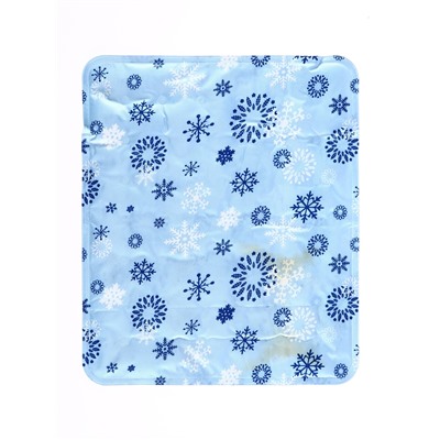 УЦЕНКА Коврик охлаждающий (гель), 65 х 50 см, снежинка