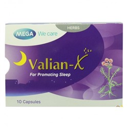 Капсулы против бессонницы Valian – X 10 капсул