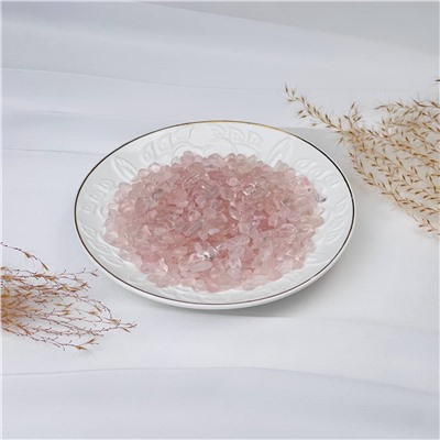 Радуга Самоцветов Крошка декоративная из Розового кварца (100 гр)