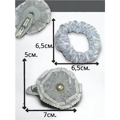 Детский набор аксессуаров для волос (Резинка 1 +тик-так 2) ТК2 тип 4