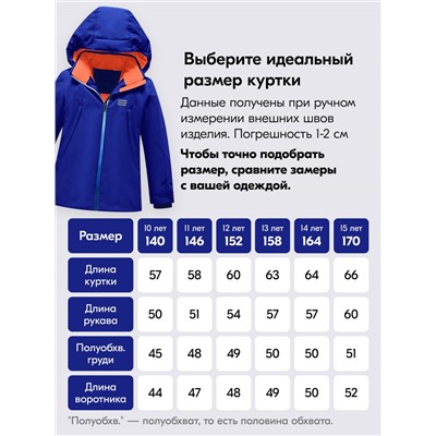 Горнолыжный костюм зимний для мальчика синего цвета 9419S